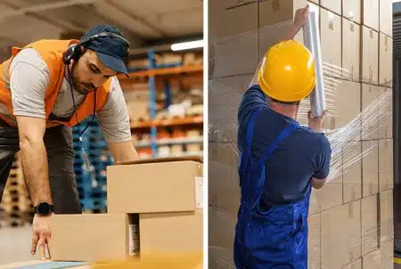 پلتایزینگ دستی